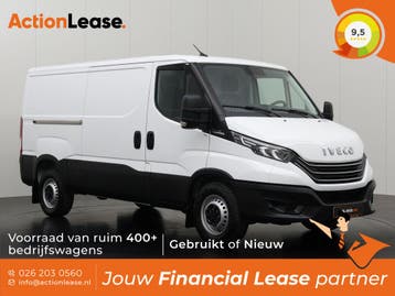 Iveco Daily Bestelbus L2 H1 2024 Diesel Automaat, Auto's, Bestelauto's, Automaat, Zwart, Iveco, Wit