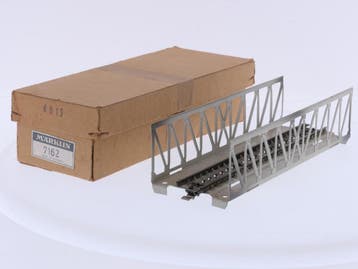 Schaal H0 Märklin 7162 vakwerkbrug #9192 (H0 (1:87)), Wisselstroom, Gebruikt, Brug, Tunnel of Gebouw, Ophalen of Verzenden