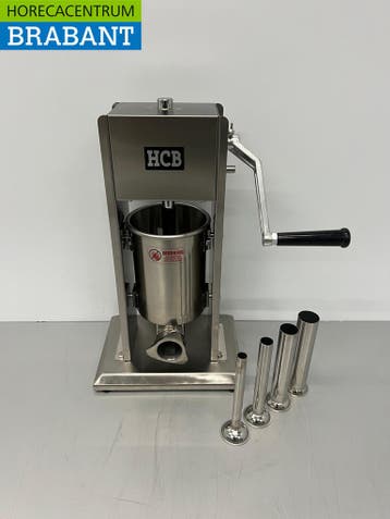 RVS Verticale vulbus stopbus worstvuller 3 liter Horeca, Ophalen of Verzenden, Nieuw in verpakking