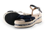 Tom Tailor Sandalen in maat 39 Blauw, Zo goed als nieuw, Verzenden, Blauw, Sandalen of Muiltjes