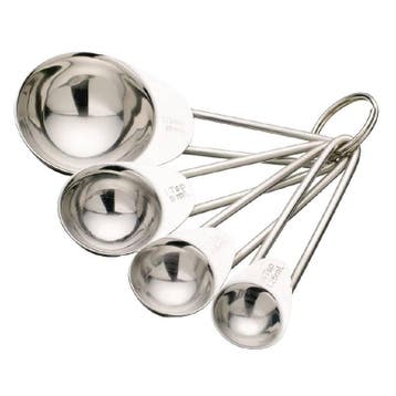 Maatlepel set RVS | 4 formaten, Verzenden