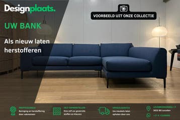 Designbank Professioneel Herstofferen, Ophalen, Nieuw