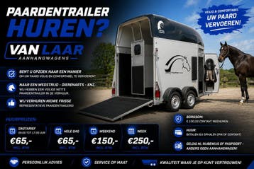 PAARDENTRAILER VERHUUR - PAARDENTRAILER HUREN Baarle -Nassau, Auto diversen, Ophalen, Nieuw
