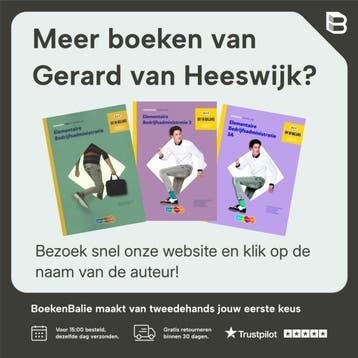 Boekhouden voor het hbo deel 1. Theorieboek 9789024424788, Verzenden, Gelezen, Gerard van Heeswijk