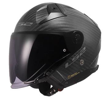 LS2 OF603 Infinity II Matt Carbon-06 Jet Helm, Jethelm, Nieuw met kaartje, Overige merken, Heren
