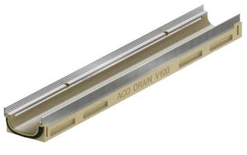 ACO Multiline Sealin HV100E gootelement H100 RVS.rand, Ophalen of Verzenden, Nieuw