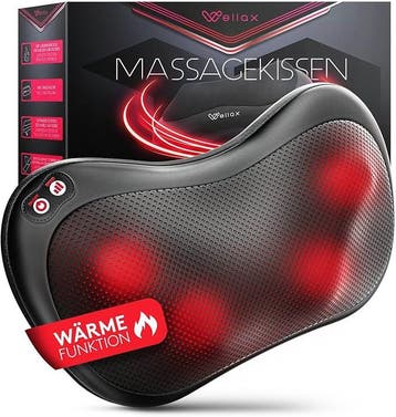 Shiatsu massagekussen voor nek Wellax, Sport en Fitness, Ophalen of Verzenden, Nieuw