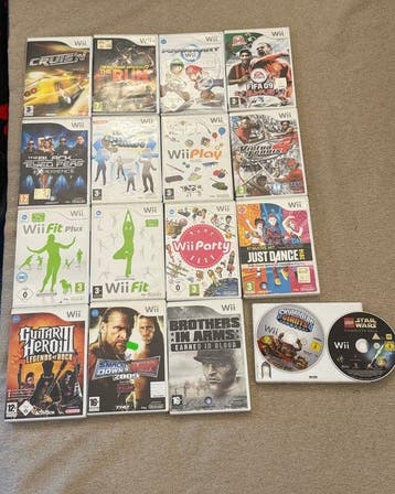 Nintendo - Wii - Nintendo Wii - Collection of 17 Games -, Nieuw