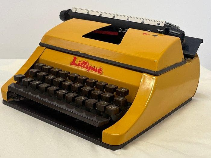 Lilliput - Typemachine - 1960-1970, Antiek en Kunst, Kunst | Designobjecten