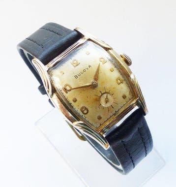 Bulova - Art-deco Tonneau - Curvex 17Rubis - Zonder, Nieuw