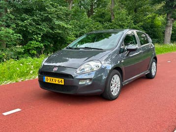 Fiat Punto Twinair Cruise, Airco, Bluet, 5DR 2014 Grijs, Auto's, Voorwielaandrijving, Zwart, Origineel Nederlands, Handgeschakeld