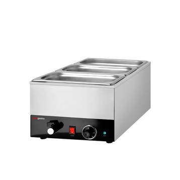 GGM Gastro | Elektrische bain-marie - 1,2 kW - GN 1/1 met |, Verzenden, Nieuw in verpakking, Overige typen