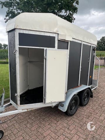 Leuke Weijer 1,5 paards paardentrailer!, Ophalen, Zo goed als nieuw, Hout, 1½-paards trailer