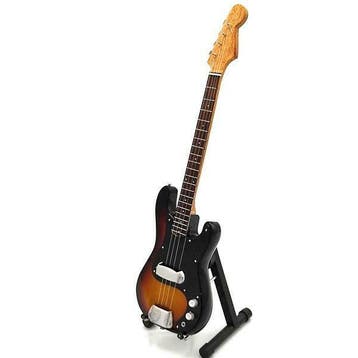 Miniatuur replica Fender Relic Jazz basgitaar Marcus Miller, Ophalen of Verzenden, Nieuw, Pop, Beeldje of Miniatuur