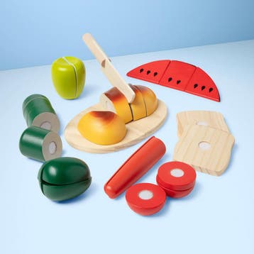Melissa &amp; Doug - Houten snijspeelgoed - Relatistische, Ophalen of Verzenden, Nieuw