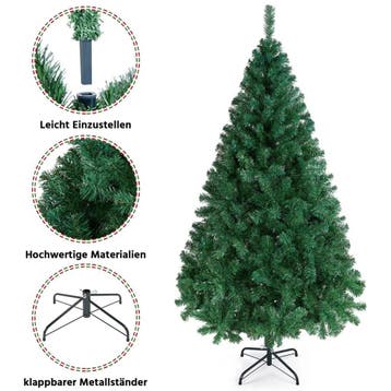 2dekans | Yaheetech Kunstkerstboom Spar – 183 x 110 x 110 cm, Diversen, Kerst, Ophalen of Verzenden, Zo goed als nieuw