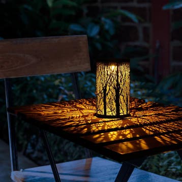 Solar tafel- en hanglamp Ember | Warm wit, Tuin en Terras, Zonne-energie, Staal, Verzenden, Minder dan 50 watt