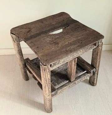 Kruk - Hout - Rustiek ambachtelijk