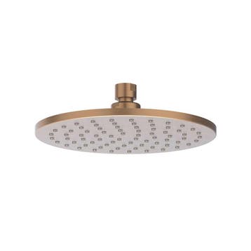 IVY Hoofddouche Medium 20 cm - Geborsteld Mat Koper, Doe-het-zelf en Verbouw, Sanitair, Ophalen of Verzenden, Nieuw