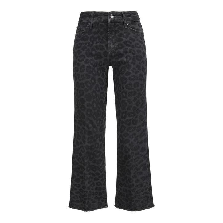 Cambio • zwarte Francesca jeans luipaard • 36, Kleding | Dames, Spijkerbroeken en Jeans, Zwart, Nieuw, Verzenden