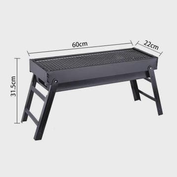 Grote Opvouwbare BBQ Barbecue Grill 60CM - Draagbaar Houtsko, Tuin en Terras, Verzenden, Nieuw