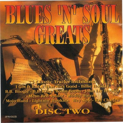 cd - Various - Blues N Soul Greats - Disc Two, Cd's en Dvd's, Cd's | Overige Cd's, Zo goed als nieuw, Verzenden