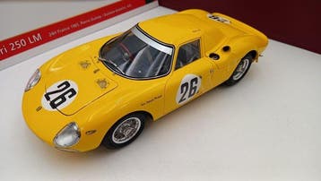 CMC 1:18 - Modelauto - Ferrari 250 LM 24h France 1965 Dumay, Nieuw