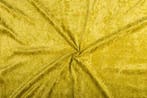 Goud velours, Hobby en Vrije tijd, Stoffen en Lappen, Overige kleuren, 120 cm of meer, Ophalen of Verzenden, Polyester
