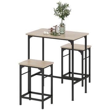 TRUUSK Bartafel Set - Bartafel Met Barstoel-Set - Eettafel M, Verzenden, Nieuw