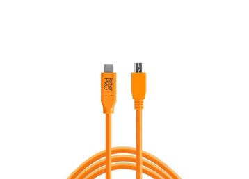 Tether Tools TetherPro USB-C - 2.0 Micro-B 5-Pin (4,6m, Ophalen of Verzenden, Nieuw