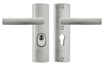 AXA Curve Plus rvs-look PC55 kortschild veiligheidsbeslag, Verzenden, Nieuw