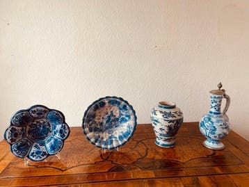 Kruik (4) - Delfts blauw, Antiek en Kunst, Antiek | Glas en Kristal