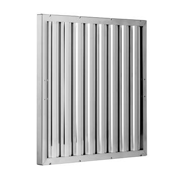 GGM Gastro | Lamellenfilter RVS - 500x500x25mm - Type A |, Verzenden, Nieuw in verpakking, RVS Meubilair