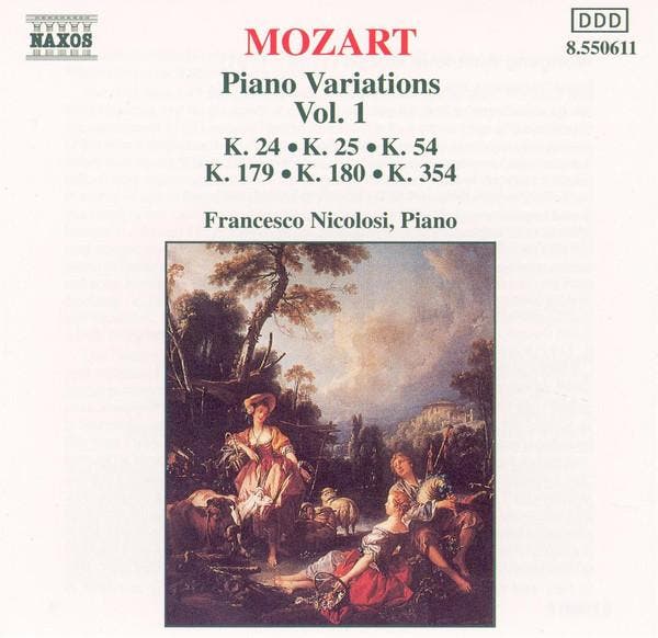 Mozart, Francesco Nicolosi - Piano Variations, Vol. 1, Cd's en Dvd's, Cd's | Pop, Gebruikt, Ophalen of Verzenden