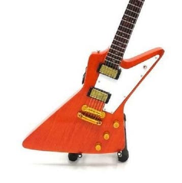 Miniatuur replica Gibson Explorer gitaar - The Edge - U2, Ophalen of Verzenden, Nieuw, Pop, Beeldje of Miniatuur