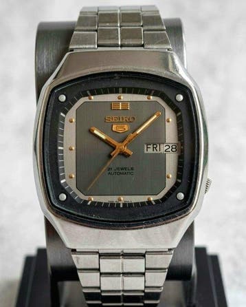 Seiko - 5 Automatic – Rare TV Dial – 21 Jewels- Original