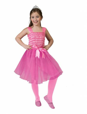 Roze Prinsessenjurk kind met strik, Ophalen of Verzenden, Nieuw