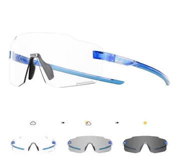 Fotochromische Sport Zonnebril UV400 Frameloos Fiets MTB, Verzenden, Nieuw
