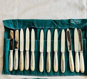 Calegaro - Bestekset voor 12 personen (12) - .800 zilver