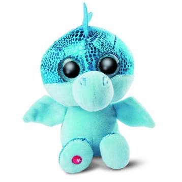 Nici draak Jet-Jet - pluche knuffel - blauw - 15 cm, Verzenden, Nieuw