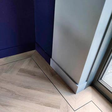 PVC Bies Zwart tbv Plakpvc (10 stuks) PVC, Huis en Inrichting, Stoffering | Vloerbedekking, Ophalen of Verzenden, Nieuw, Zwart