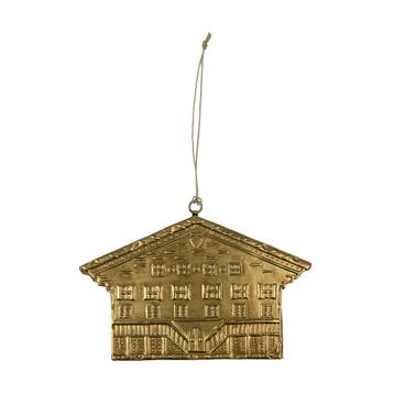 hanger ijzer chalet a goud 16cm, Verzenden, Nieuw