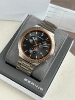Bering - Chronograph Date Titanium Grey/Orange - Zonder, Nieuw