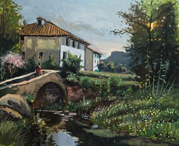 Spaanse school (XX) - NO RESERVE - La casa del valle