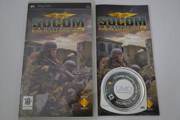 Socom US Navy Seals - Fireteam Bravo 2 (PSP PAL), Spelcomputers en Games, 1 speler, Verzenden, Zo goed als nieuw, Online