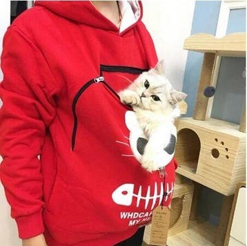 Trui met buidel voor kat / hoodie met kangoeroezak, Kleding | Dames, Truien en Vesten, Presentsathome.nl, Nieuw