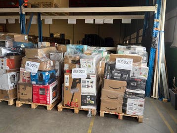 Retourpallet Amazon/Bol.com – mix A-merken, Ophalen of Verzenden