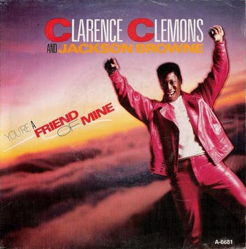 Clarence Clemons And Jackson Browne - Youre A Friend Of Min, Cd's en Dvd's, Vinyl | Pop, Ophalen of Verzenden, Gebruikt