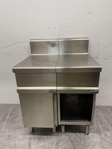 RVS Werkkast Kast 1 deur 80 cm Horeca, Zakelijke goederen, Ophalen of Verzenden, Gebruikt