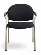 Ahrend 320 vergaderstoel, zwart-goud/alu, Ophalen of Verzenden, Nieuw, Zwart